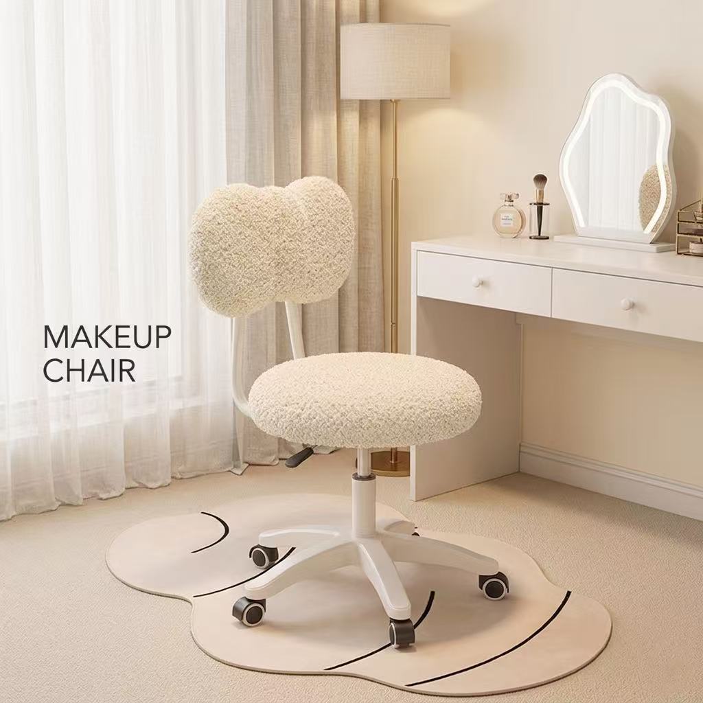 Office Furniture For Home - Schattige Boucle Draaibare Kantoorstoel 360 °