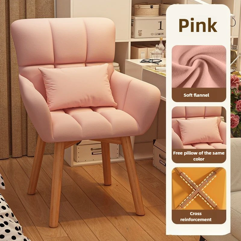 Office Furniture For Home - Dames kapstoel, lichte luxe draaibare kapstoel,