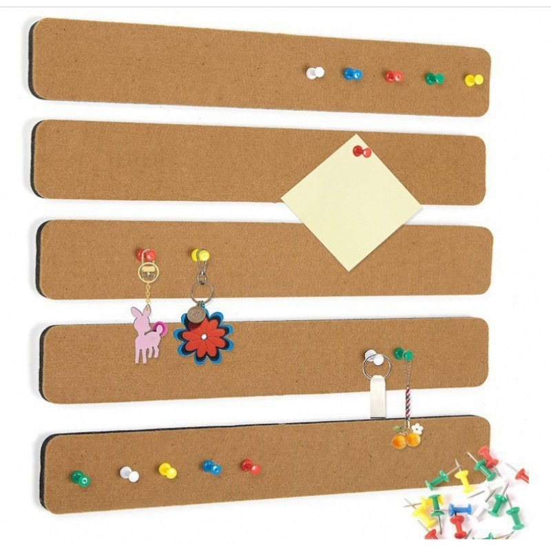 Bulletin Board Cork - 3 stuks vilten kurkplank voor muren