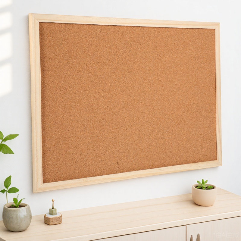 Bulletin Board Cork - 1Set Stevig, lichtgewicht houten kurkbord, klein