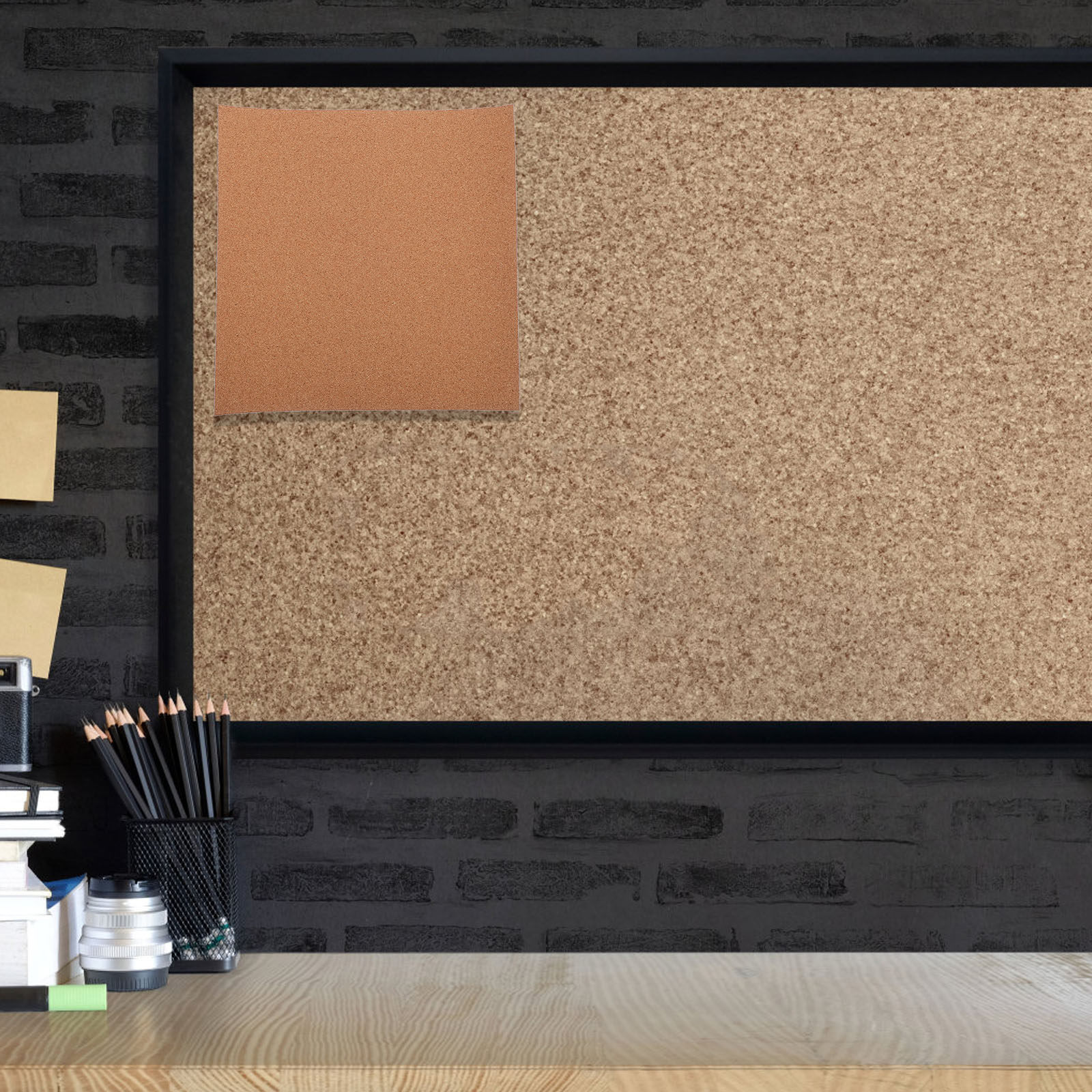 Bulletin Board Cork - 5 stuks zelfklevende kurktegels, zacht voor