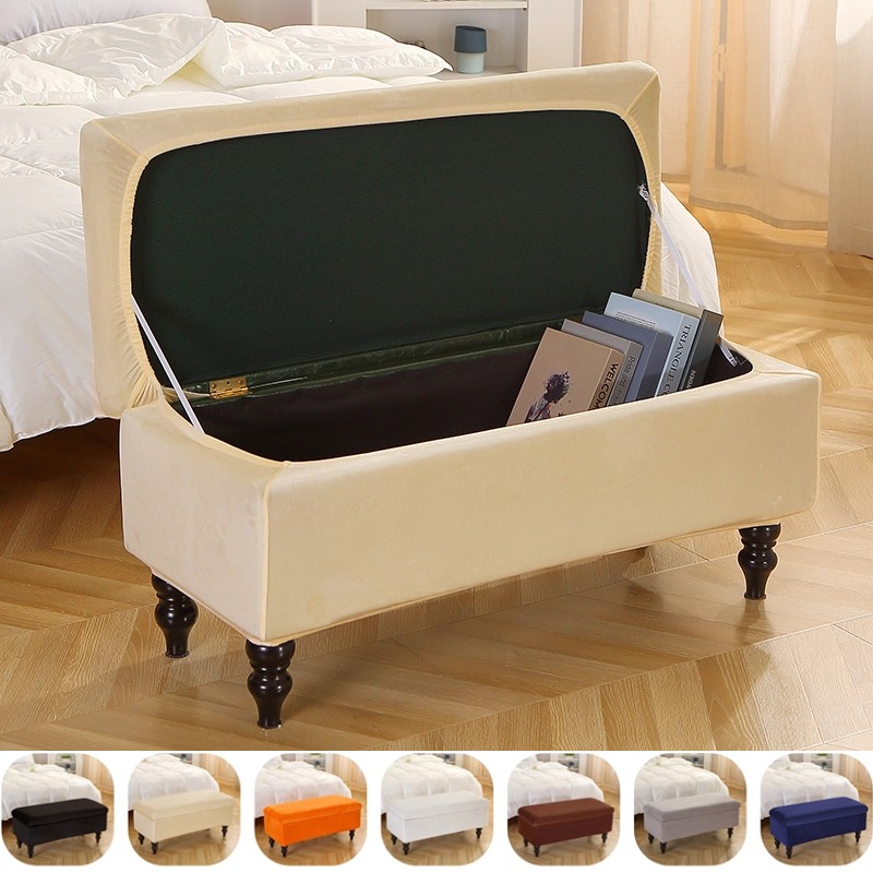 1Pc Zacht Fluwelen Opbergkruk  - Office Furniture Dimensions recensie en prijs