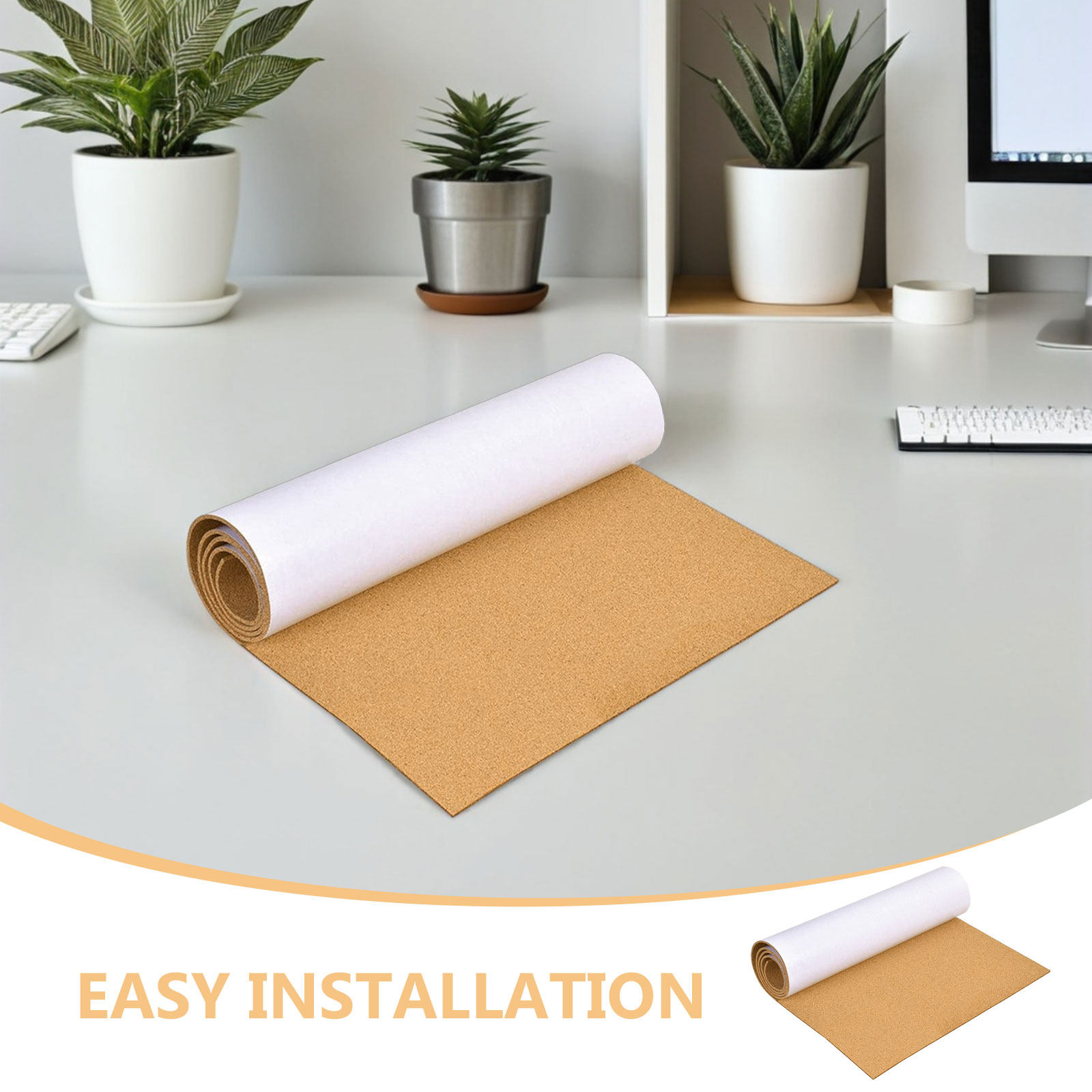 Kurkenrol voor wand, 120x30 cm - Bulletin Board Cork recensie en prijs