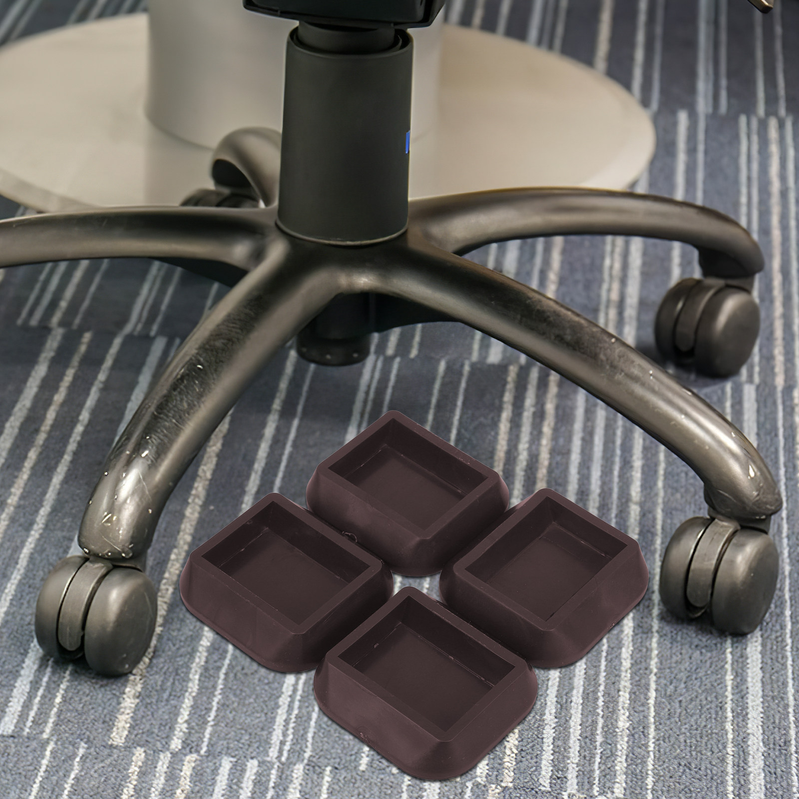 4 stuks wielstopper, glijpad v - Office Furniture For Home recensie en prijs