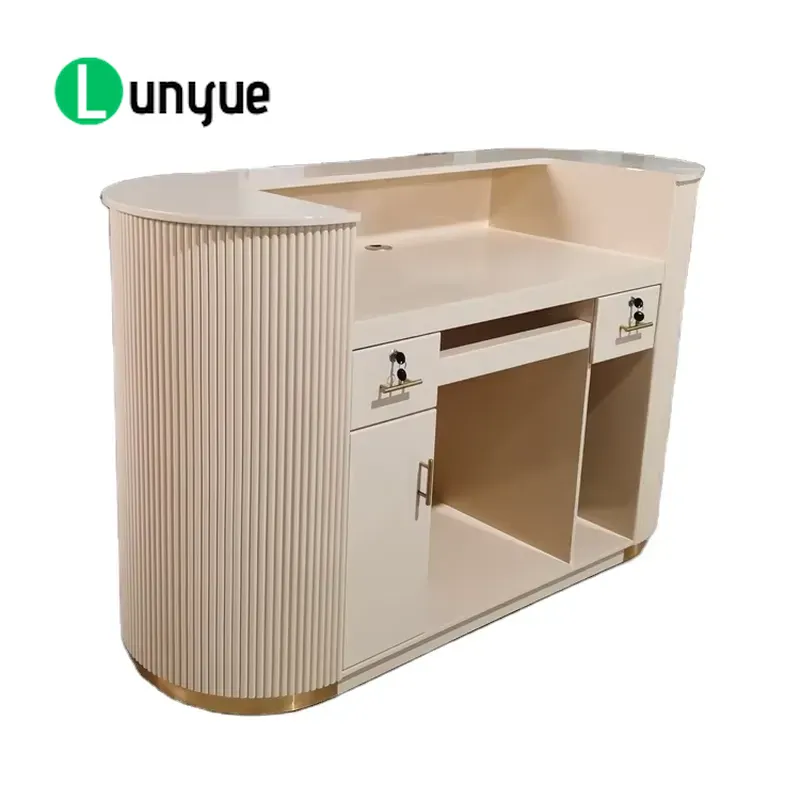 Modern roze en witte balie met - Office Furniture Kl recensie en prijs