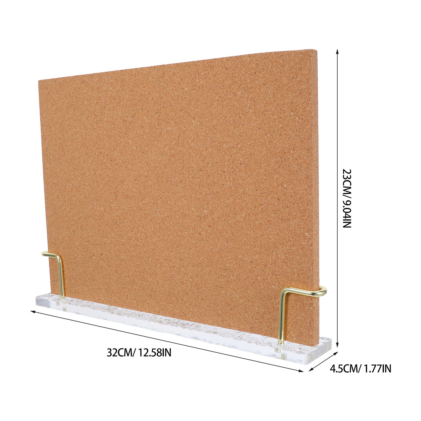 1 set kleine kurkbord met hout - Bulletin Board Cork recensie en prijs