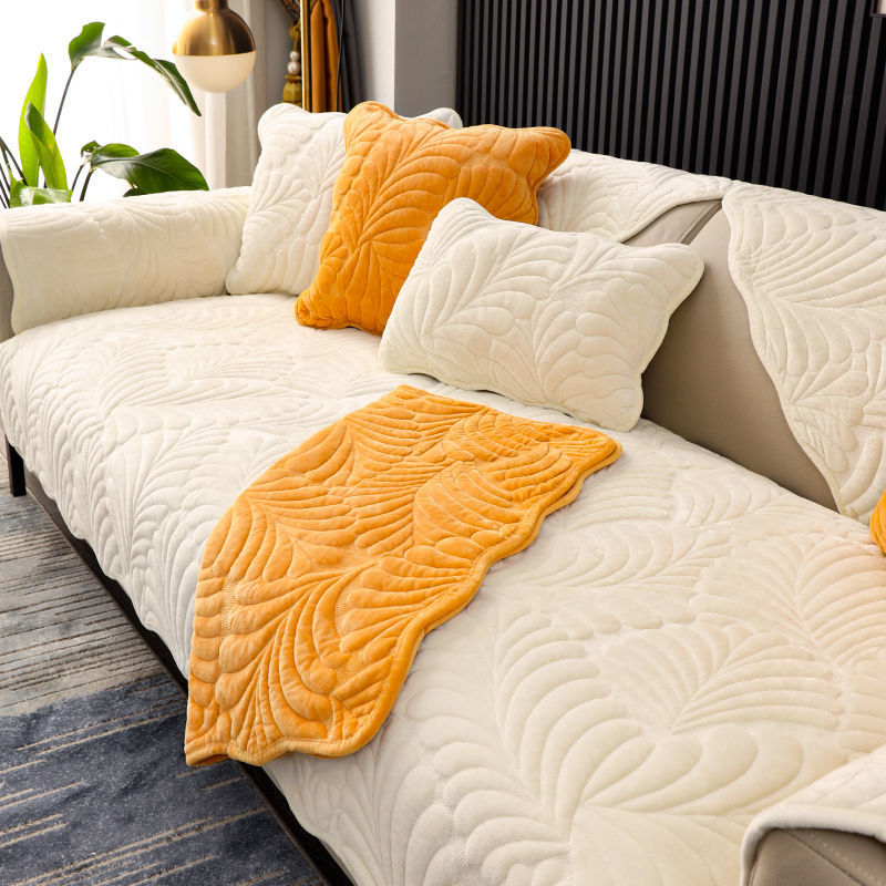 Chenille Sofa Cover Vier Seizo - Office Furniture Dimensions recensie en prijs